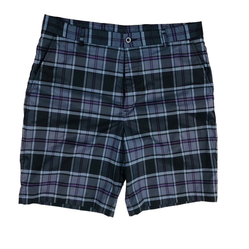 Slazenger Men’s Shorts Walking Golf Athletica Plaid Size 34 NWOT